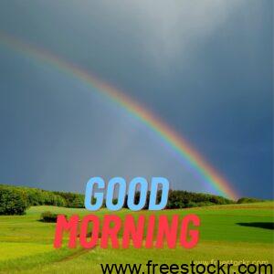 good morning beautiful scenery rainbow,nature images