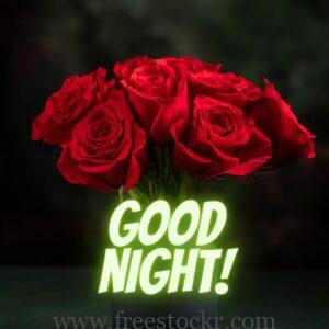 good night meme beautriful rose images,hd wallpaper