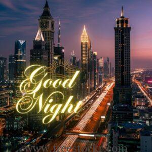 good night meme with night city,light,beautiful sky,road,buildings,images,hd wallpaper