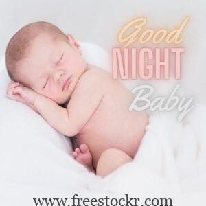 good night meme with cut baby sleeping in bed wallpaper